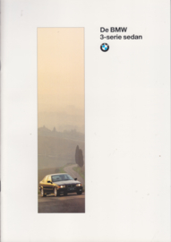 3-Series Sedans brochure, 36 pages, A4-size, 1/1995, Dutch language