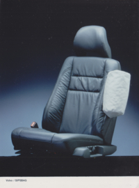 Volvo 400 front seat with SIPS bag, press photo, Sweden, 1995