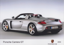 Porsche Carrera GT, 1 Press sheet, 2004, comes with color photo, importer-issued,  Dutch text