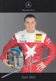 Jean Alesi - DTM 2006 - auto gram postcard, German