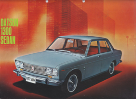 1300 Sedan 4-Door leaflet, 2 pages, Dutch language, about 1971