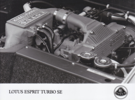 Lotus Esprit Turbo SE engine - factory photo - 1989 - UK market