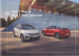 T-Roc & T-Roc Cabriolet, A4-size brochure, 32 pages, 3/2022, Swedish language