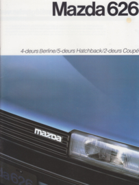 626 models brochure, 26 pages, 04/1987, Dutch language (Belgium)