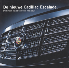 Escalade folder, 12 square pages, 2006, Dutch language