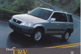 CR-V, US postcard, continental size, 2001, # ZO2115