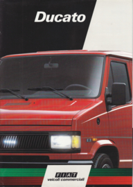 Ducato Vans & Pickups brochure, 8 pages, 06/1990, Italian language