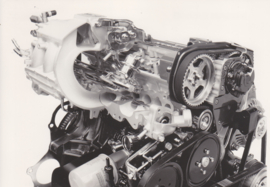 Nissan CA16DE engine, press photo, Switzerland, 3/1987