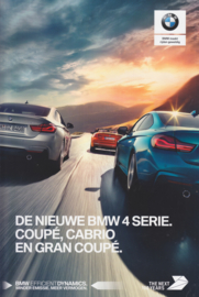 4-Series Coupe, Cabrio & Gran Coupe brochure, 44 pages, 1/2017, Dutch language