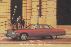 Ninety-Eight Regency, US postcard, continental size, 1976