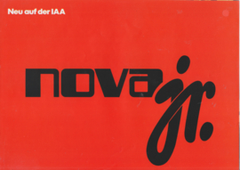 Nova Junior folder, 4 pages, 09/1981, German language