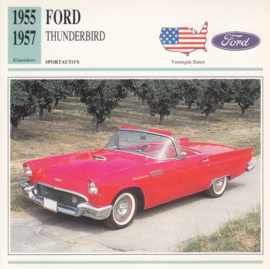 Ford Thunderbird card, Dutch language, D5 019 02-03