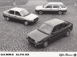 Alfa Romeo 33 program - Salon Brussel - 01/1986