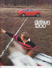 1200 Coupe brochure, 4 pages, Dutch language, about 1974