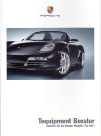 Boxster 987 Tequipment brochure, 44 pages, 03/08, German %