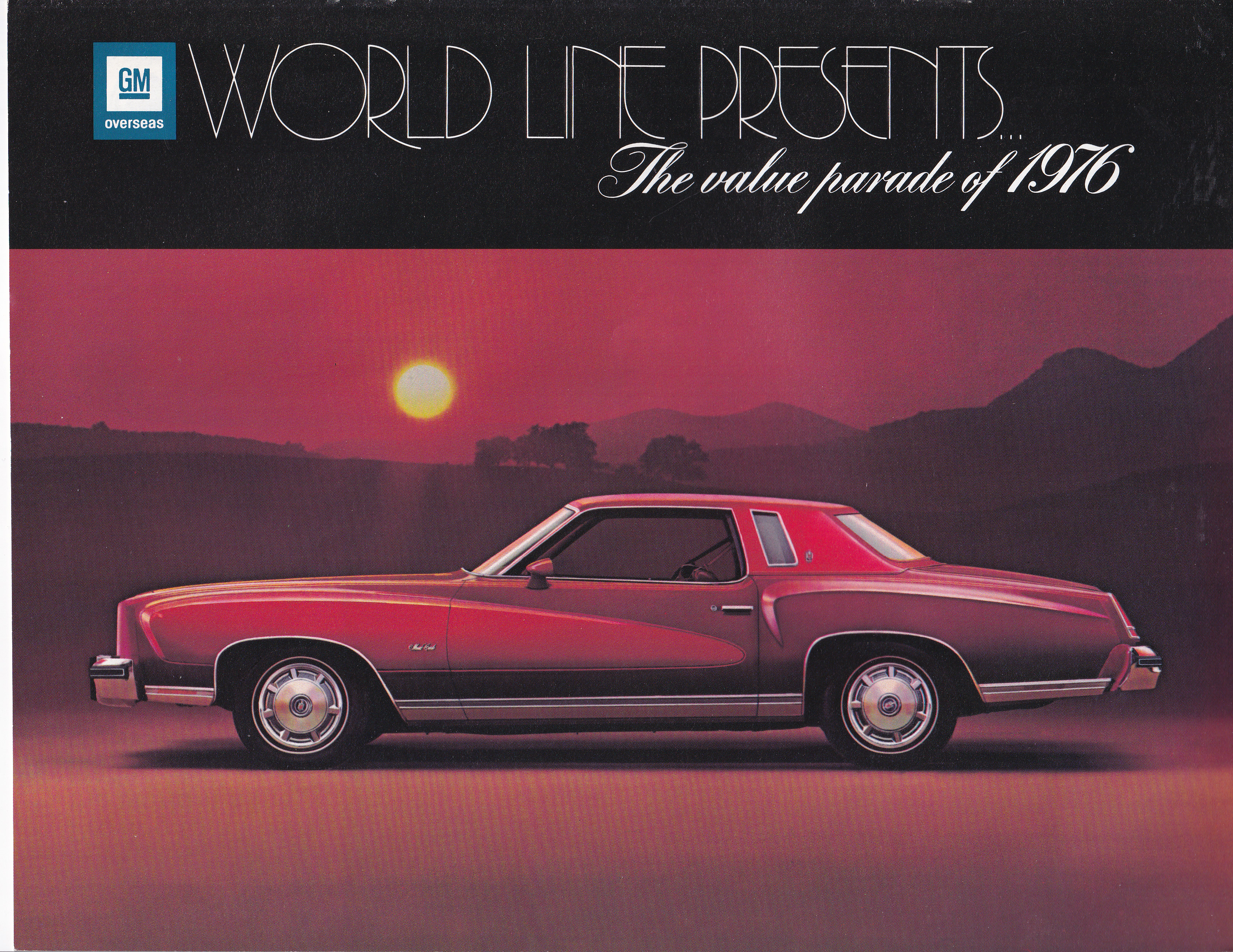 GM Detroit collection 6 brands brochure, 8 pages, 1976, USA, English language