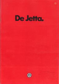 Jetta brochure, 24 pages,  A4-size, Dutch language, 8/1981 (Belgium)