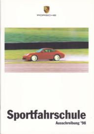 Sportfahrschule brochure, 52 pages, 03/1998, German language