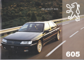 605 Sedan brochure, 28 + 28 pages, A4-size, 1994, Dutch language (Belgium)