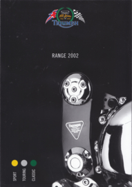 Triumph Range brochure, 4 pages, 2002, English language (Belgium)