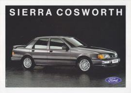 Sierra Cosworth leaflet, 2 pages, 1991, French language