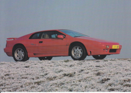 Esprit Turbo SE, DIN A6-size postcard, about 1990, Dutch language