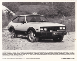 AMC Eagle SX/4, large press photo, USA, 8/1980