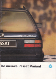 Passat Variant brochure, 28 pages,  A4-size, Dutch language, 01/1989