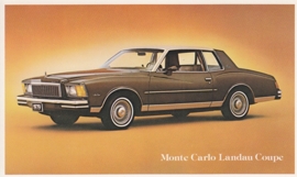 Monte Carlo Landau Coupe, US postcard, standard size, 1979