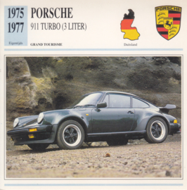 Porsche 911 Turbo card, Dutch language, D5 019 02-12