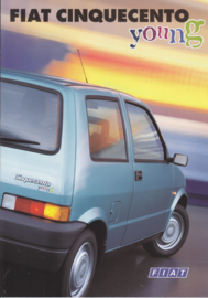 Cinquecento Young brochure, 4 pages (A4-size), 12/1996, Dutch language