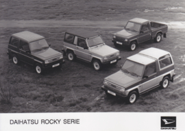 Daihatsu Rocky 4WD series, press photo, Dutch, 1989