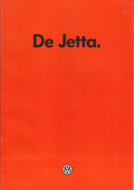 Jetta II brochure, 24 pages,  A4-size, Dutch language, 8/1985