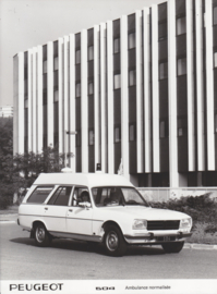 Peugeot 504 Ambulance, press photo, France, 1980s