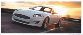 XK Coupe & Cabriolet & XKR (S), 7 different oblong cards, 11,5 x 22 cm, German language, about 2014