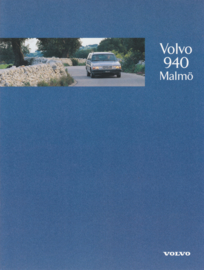 940 Malmö Sedan & Estate brochure, 4 pages, 1996, Dutch language