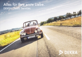 Beetle 1303 Convertible, A6-size postcard, issue Dekra, German, 2015