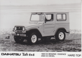 Daihatsu Taft 4x4 1.6/2.5 hard top, press photo, Belgium, 1/1984