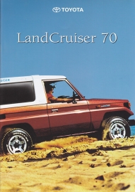 Land Cruiser 70 brochure, 12 pages, 08/1998, Dutch language