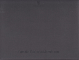 Exclusive Manufaktur brochure 2018, 84 large pages (A4), 09/2017, hard padded covers, German
