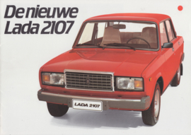 2107 Sedan brochure, 10 pages, 1985, Dutch language