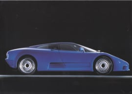 Bugatti EB 110 GT leaflet, 2 pages (A4), about 1993, English language