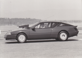 Alpine V6 GT, press photo, Swiss, 2/1986