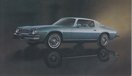 Camaro Type LT Coupe,  US postcard, standard size, 1977