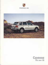 Cayenne V6 brochure 2004, 18 pages, MKT 001 00019 04, USA, English