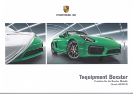 Boxster Tequipment pricelist, 60 pages, 06/2015, German