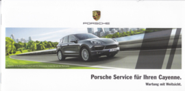 Cayenne Service brochure, 12 small pages, 12/2014, German