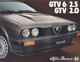 GTV 2.0 & 6/2.5 brochure, 8 pages, 01/1981, # 1123, Dutch