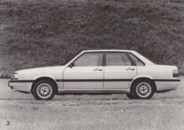 Audi 90 4-Door Sedan, press photo, Germany, 1985, # 3