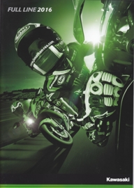 Kawasaki range brochure, 28 pages, 2016, English language